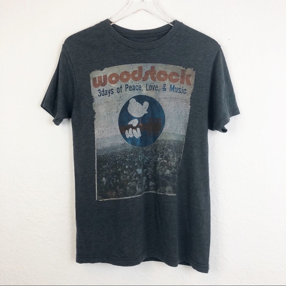 woodstock Other - Woodstock | Gray Graphic Festival Tee Small